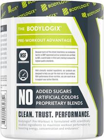 img 3 attached to 💪 Enhance Your Workout with Bodylogix Natural Pre-Workout Powder - NSF Certified Pink Lemonade, 30 Servings