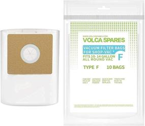 img 1 attached to 💼 Volca Spares Type F Filter Bags: Compatible with Shop-Vac 10-15 Gallon Wet/Dry Vacuums, Pack of 10 Bags, Part # 9066200