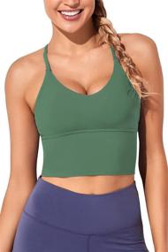 img 4 attached to Longline Fitness Camisole Workout Running Sports & Fitness and Running