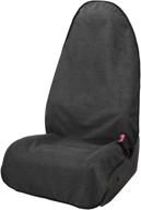 🚗 leader accessories waterproof car seat cover, grey, machine washable - ideal for yoga, running, crossfit, athletes, beach, swimming, and outdoor sports logo