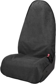 img 4 attached to 🚗 Leader Accessories Waterproof Car Seat Cover, Grey, Machine Washable - Ideal for Yoga, Running, Crossfit, Athletes, Beach, Swimming, and Outdoor Sports