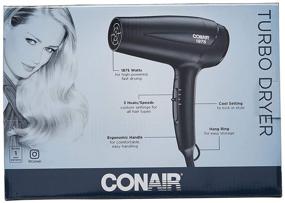img 2 attached to Conair 1875 Turbo Dryer Black Hair Care