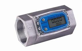 img 1 attached to 🔥 Epidioxi Stainless Gasoline Electronic Flow Meter