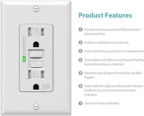 img 3 attached to 🔌 WEBANG Tamper-Resistant Weather-Resistant Decorative Receptacle