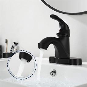 img 3 attached to 🚰 HOMELODY Single Handle Centerset Lavatory Faucet for Bathrooms