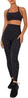 sidefeel leopard workout leggings outfits women's clothing for swimsuits & cover ups logo