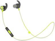 jbl reflect mini 2.0 - green wireless in-ear sport headphone with 3-button mic/remote logo