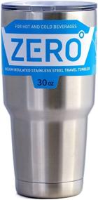 img 4 attached to ☕ Zero Degree 30oz Stainless Steel Tumbler with Lid - Vacuum Insulated Travel Mug for Hot & Cold Drinks