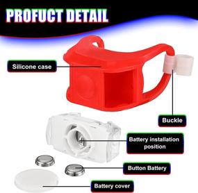 img 2 attached to 🚤 16-Piece LED Boating Lights Navigation Lights Portable LED Boat Lights for Bow and Stern Battery Operation with 3 Modes – Ideal for Emergency and Night Sailing on Boats, Pontoons, and Yachts (Vibrant Colors)