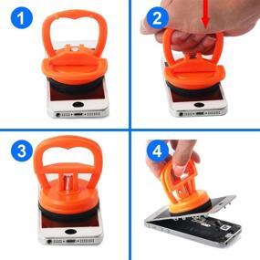 img 1 attached to 🔧 MMOBIEL 2-Piece Precision Dent Remover - Heavy Duty Glass and LCD Repair Suction Cup for Car Repair, Screen Repair, Tile Lifting, Mirror, Granite - Up to 12 KG