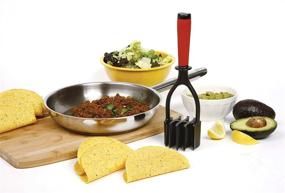 img 3 attached to Effortlessly Chop, Twist, Stir, and Mash with Norpro Favorite Grip-EZ Food Chopper in Black