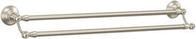 img 1 attached to 🔒 24-Inch Double Towel Bar from Moen's Sage Collection with Spot Resist Brushed Nickel Finish