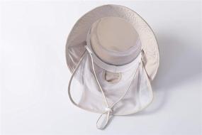 img 1 attached to Sunarra Kids Sun Hats - UPF 50+ UV Protection with Neck Flap, Mesh Bucket Hat, and Wide Brim for Summer