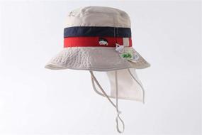 img 3 attached to Sunarra Kids Sun Hats - UPF 50+ UV Protection with Neck Flap, Mesh Bucket Hat, and Wide Brim for Summer