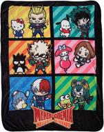 🔍 optimized search: my hero academia and sanrio anime throw blanket logo