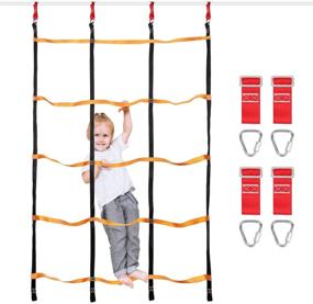 img 4 attached to 🧗 Odoland 3-in-1 Climbing Equipment Attachment - 9Ft x 6Ft