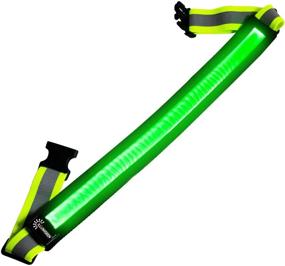 img 2 attached to 🌈 Illumiseen LED Reflective Belt Extension Kit – Enhanced Visibility in 3 Colors (Neon Green, Blue, and Red) – Extends Your Hi-Viz Belt by 19.6 Inches