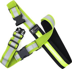 img 3 attached to 🌈 Illumiseen LED Reflective Belt Extension Kit – Enhanced Visibility in 3 Colors (Neon Green, Blue, and Red) – Extends Your Hi-Viz Belt by 19.6 Inches