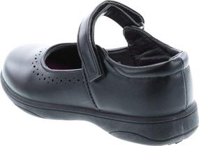img 2 attached to Petalia Girls' School Shoes - Stylish Flats for Girls' Uniforms