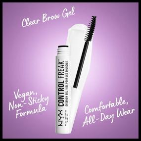 img 3 attached to NYX Control Freak Clear Eyebrow Gel - Ultimate Brow Styling Solution