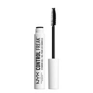 nyx control freak clear eyebrow gel - ultimate brow styling solution logo