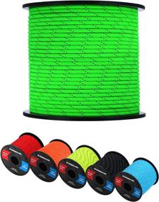 img 4 attached to WEREWOLVES Reflective 550 Paracord - Durable Nylon Rope Roller for Camping & Outdoor Activities