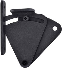 img 4 attached to 🔒 Enhance Privacy with Homode Barn Door Lock - Large Size Sliding Door Tear Drop Latch, 90 Degree, Matte Black Finish