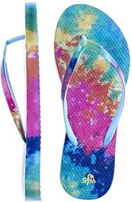 img 3 attached to Women's Athletic Shower Sandals – Showaflops with Antimicrobial Properties