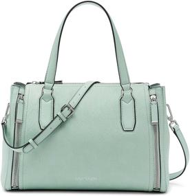 img 4 attached to 👜 Chic & Timeless: Calvin Klein Elaine Satchel Black Women's Handbags & Wallets for Every Stylish Woman