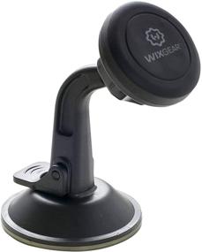 img 1 attached to WixGear Universal Magnetic Car Mount Holder: Convenient Windshield and Dashboard Phone Holder with Swift-snap Technology (New Version Dashboard Mount)