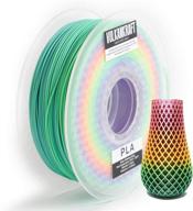 🌈 vibrant rainbow pla filament for optimal 3d printing by vulkankraft logo