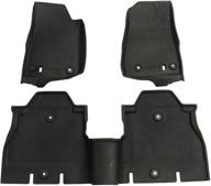 🚗 winunite black slush floor mats for 2018-2021 jeep wrangler jl jlu - front and rear all-weather carpet liner set - tpe protector - not for wrangler jk logo