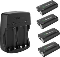 smatree xbox one controller battery: 4-pack rechargeable set for xbox series x/s & xbox one logo