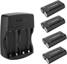 img 4 attached to Smatree Xbox One Controller Battery: 4-Pack Rechargeable Set for Xbox Series X/S & Xbox One