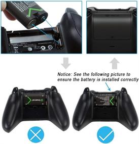 img 3 attached to Smatree Xbox One Controller Battery: 4-Pack Rechargeable Set for Xbox Series X/S & Xbox One