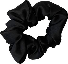 img 1 attached to Club Mulberry Silk Scrunchie Black