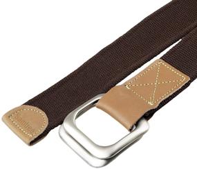 img 1 attached to Moonsix Canvas Belts Casual Webbing