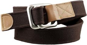 img 3 attached to Moonsix Canvas Belts Casual Webbing