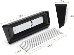 img 2 attached to 🏕️ Leisure LED RV Exterior Porch Utility Light XL - High-Intensity 650 Lumen Lighting Fixture for RVs, Trailers, and Campers. Perfect Replacement for Black Base Clear Lens (Black, 1-Pack)