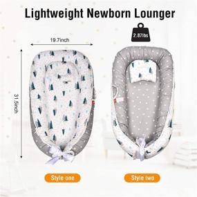 img 1 attached to Sleeping Bassinet Breathable Portable Elephant