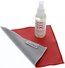 img 2 attached to OptiPlus Streak-Free Glasses Cleaner: All-Natural Lens Cleaning Spray with Dual-Purpose Microfiber Cloth