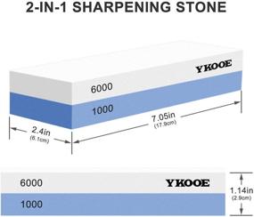 img 3 attached to 🪓 Ykooe Усилители заточки на воде: Кремниевые абразивные и отделочные изделия