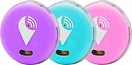 🔵 trackr pixel: bluetooth tracking device for easy item and phone location - aqua, purple, & pink colors logo