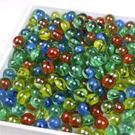 🔶 shatterproof marbles: glass marble approximately shooter - the perfect game companion! logo