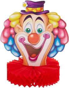 img 1 attached to 🤡 Colorful Beistle Clown Centerpiece, 10-Inch - Eye-Catching Table Decoration