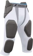 ultimate protection for young athletes: champro youth man-up integrated 7 pad girdle logo