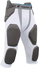 img 4 attached to Ultimate Protection for Young Athletes: CHAMPRO Youth Man-Up Integrated 7 Pad Girdle