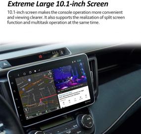 img 3 attached to Corehan 10.1 inch Touchscreen Android 10 Car Radio with Bluetooth, WiFi, GPS Navigation System - Double Din Car Stereo (2GB RAM 16GB ROM)