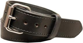 img 4 attached to Exos English Bridle Leather Ounce Men's Accessories in Belts