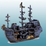 ๐ด enchant your aquarium with exquisite pirate treasure ship bow decor logo